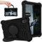 Funda para tablet Lenovo Tab M8 TB-8505 TB-8705 TB-8506 2021 apta para niños, mango giratorio de 360° para colgar, a prueba de golpes, espuma EVA, funda ligera con patrón de telaraña, color negro