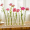 Vase à Fleurs à articulées, 8 Pièces Tube À Essai De Vases À Fleurs Articulés,Vase à Fleurs à articulé, Vase à Fleurs Pliable avec Motif articulé, Vase à bourgeons en Tube pour Fleurs décoration