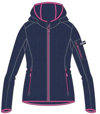 CMP Softshell Jungen Kapuzen Jacke | für aktive Kinder, ergonomischer Schnitt, atmungsaktiv, Outdoor-Abenteuer, Funktionsjacke, atmungsaktiv, Sweatjacke