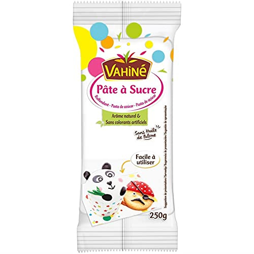 VAHINE | Pâte À Sucre Blanche 250G | Lot De (2) | livraison offerte