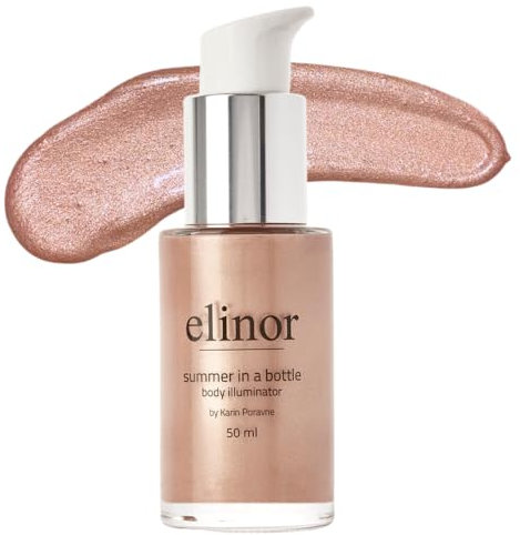 Elinor Highlighter - Illuminante Liquido per una Pelle Radiosa - Tutti i Tipi di Pelle - Formula Nutriente - Bagliore Naturale - 50ml (Beige)