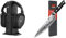 Sennheiser RS 175 Digitaler drahtloser Over-Ear-Kopfhörer & SHAN ZU Damastmesser Kochmesser 67 Schichten Damaststahl Küchenmesser mit G10 Griff 20CM PRO Series
