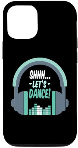 Hülle für iPhone 13 Pro Shhh... Let's Dance Disco Silent Disco Kopfhörer