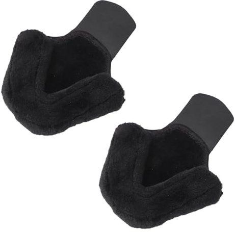 Ohrenwärmer Fahrradhelm,Ohrenschützer Wind,Ohrenschützer Fahrrad,Geeignet für Alle Helme,Anti-Windgeräusche,Geeignet für E-Bikes und Speed-Pedelecs (Schwarz)