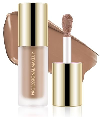 Boobeen Flüssiger Abdeckstift & Korrekturstift, Glatter Abdeckstift, Creme-Abdeckstift zum Konturieren des Gesichts, Hochpigmentierter Korrekturstift, Feuchtigkeitsspendend & Aufhellend