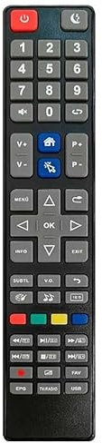 Mando a distancia compatible con TD SYSTEMS K50DLX11HS K50DLX11US K58DLX11US K24DLX11HS K32DLX11HS K43DLX11US K40DLX11FS 12886 30604510CXTDS002
