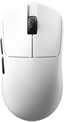 SCYROX V6 Leichte kabellose Gaming-Maus, 40 g, Pixart 3950-Sensor, 8K-Dongle enthalten, Weiß