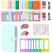 Instant Camera Accessories Bundle Compatible with Fujifilm Instax Mini 9 8 11 12 70 90 Camera Include Mini Photo Album, Film Frames, Wall Hang Frames, Border Stickers (Green)