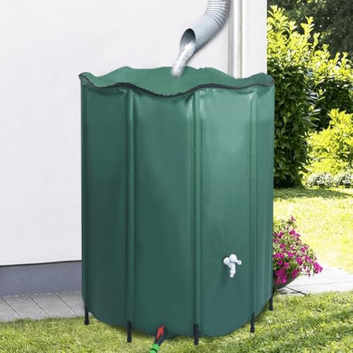 Mobili Oggetto home Serbatoio acqua piovana pieghevole con rubinetto 1000 L--1000