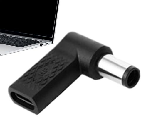 USB C to DC Adapter, Barrel Ring Adapter Plug to USB C Charger, Compact Charging Connector, PVC Material, Versatile Options, Perfect for Home, Work, and Travel Charging Needs