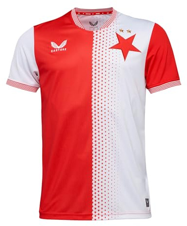 Castore SK Slavia Prag Herren-Heimkurzarm-Shirt