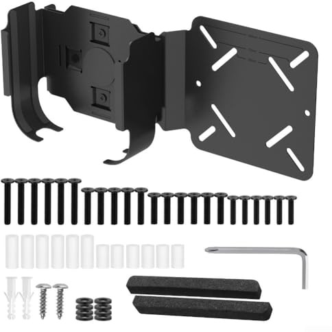 Montagehalterung, für Mac Mini M4/M4Pro Metall für VESA-Monitor-Adapter, effiziente Arbeitsplatz-Organisation