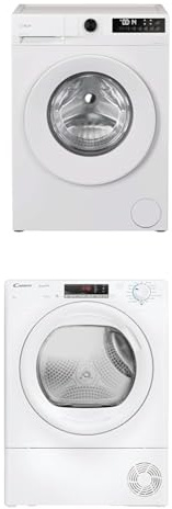 CANDY Quick Pro Washing Machine, 9kg + Candy CROE C9TE-80 Condenser Tumble Dryer, 9kg