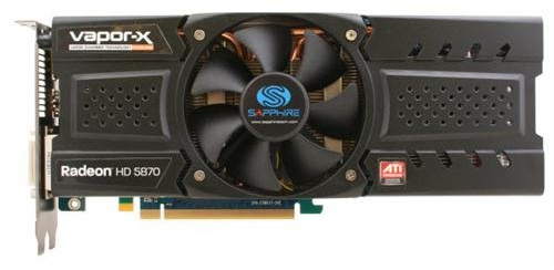 Sapphire Radeon HD5870 Vapor-X Grafikkarte (PCI-e, 2GB GDDR5 Speicher, HDMI) Full Retail