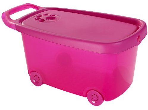 CURVER 208153 Spielzeugbox mit Rollen, Polypropylen