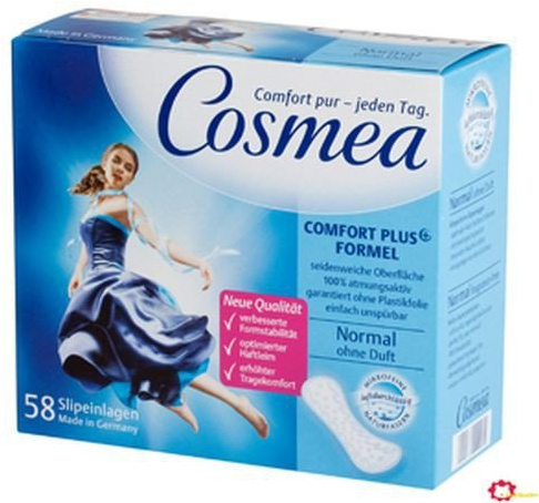 Cosmea Comfort Slipeinlagen normal ohne Duft, luftdurchlässig 58 Stück