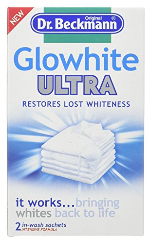 Dr.Beckmann Glowhite Ultra, 2 x 40g Pacs, Fabric Whitener Sachets