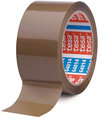 tesa 64014 Klebeband / Paketband 66 m x 50mm (18 Rollen, braun)