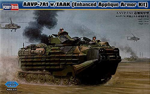 Hobby Boss 82414 Modellbausatz AAVP-7A1 w/EAAK Enhanced Appliqué Armor Kit