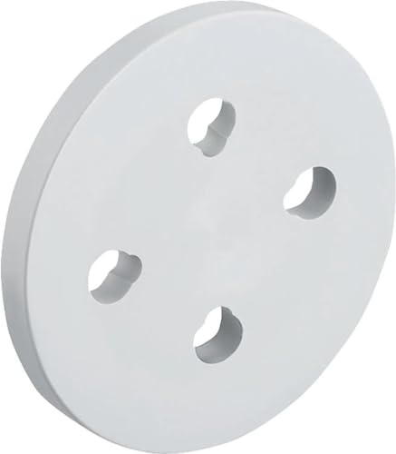 hansgrohe Fliesenausgleichsscheibe, Ersatzteil passend für hansgrohe Duschsysteme, 8 x 80 x 80 mm, Chrom, 98681000