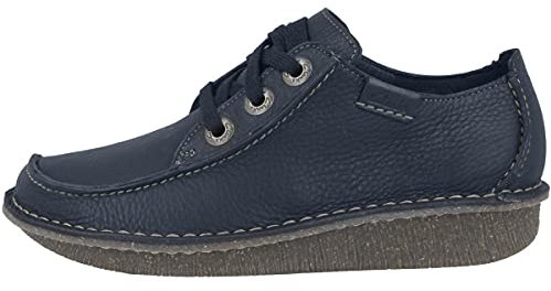 Clarks Women's Funny Dream Oxford, Blue Navy, 3 UK