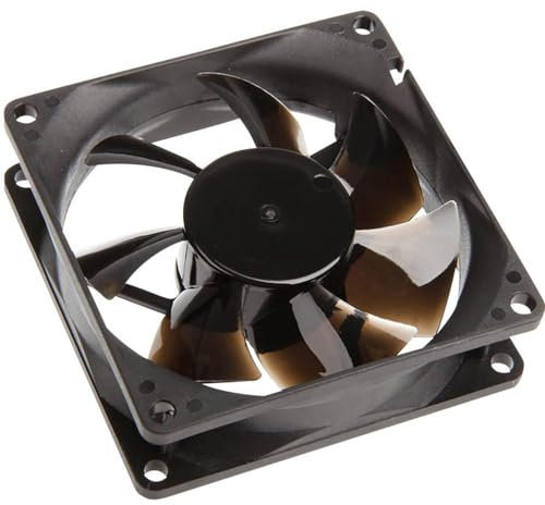 NoiseBlocker P-1 PC-Gehaeuse-Luefter Schwarz (B x H x T) 80 x 80 x 25mm