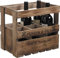 Caisse en bois vieilli 6 bouteilles Perrin et Fils