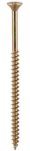 TIMco 60150CHYB PZ3 Countersunk ZYP Chipboard Screw 6.0 x 150 - Yellow (Bag of 35)