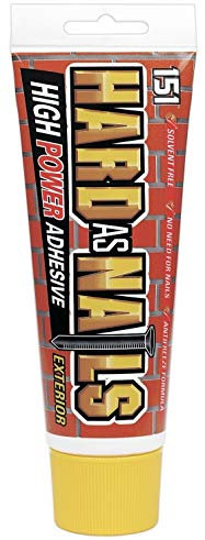 2 X 180ML HARD AS NAILS HIGH POWER ADHESIVE EXTERIOR
