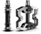 INBIKE Pedale Fahrrad MTB Rennrad Moutainbike Fahrradpedale Trekkingrad Flat Pedal Robust Aus Aluminiumlegierung Silber