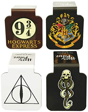 12210HP Lesezeichen mit Aufschrift Ata-Boy, Harry Potter, magnetisch, 2,5 x 3,8 cm, 4 Stück