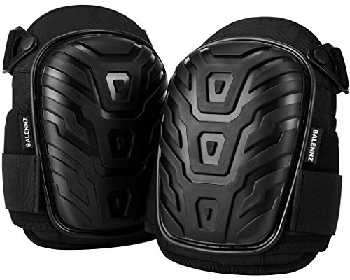 BALENNZ Professional Knee Pads for Work - Heavy Duty Foam Padding Gel Construction Knee Pads with Strong Double Straps – Comfortable Knee Protection for Indoor and Outdoor Use (Knee High)