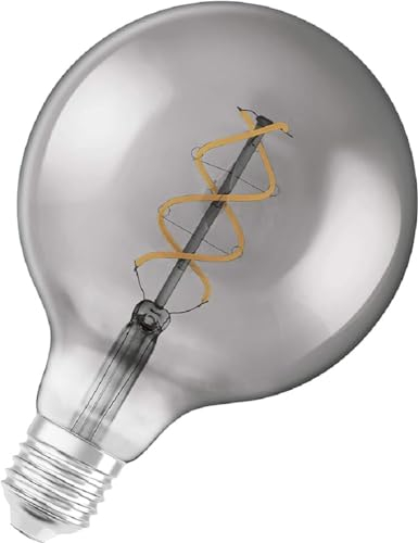 OSRAM LED Vintage Edition 1906, Sockel: E27, Nicht Dimmbar, Warmweiß, Rauchglas Optik