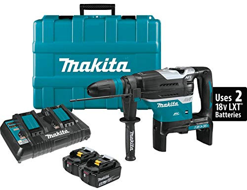 Makita XRH07PTUN 18V X2 LXT® Lithium-Ion (36V) Brushless Cordless 1-9/16 Advanced AVT® Rotary Hammer Kit, SDS-MAX, AFT®, AWS™ (5.0Ah)