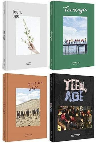 SEVENTEEN [TEEN, AGE] 2nd Album WHITE + GREEN + ORANGE + RS 4 Ver SET. +K-POP SEALED+TRACKING NUMBER