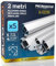 5x Profili Angolari da 2 metri (10mt) in Alluminio grigio per Strisce LED Schermatura Opaca ingombro max striscia led 12.1mm - 19 x 19