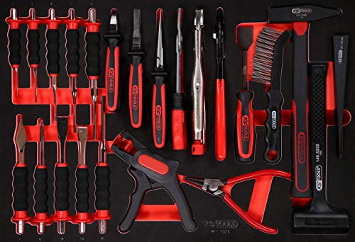 KS Tools 811.1023 Zangen- / Hammer- / und Meißel-Satz, 23-tlg
