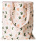 ASFINS Tote Bag Toile, Cabas Tote Bag Sac de Courses Sac Fourre Tout, Double Face, Toile Solide, Durable, Lavable, 40cm x 36cm(Pêches Roses)