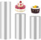 XiYee 3 Rolls Cake Edge Film, Transparent Roll of Cake Collars, Transparent Acetate Roll for Cake Decoration Chocolate Mousse Dessert Rings（ 8cm/10cm/15cm x 10 m）