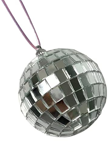 Aosbset Frontspiegel-hängende Dekoration, Mode-Disco-Kugel-Anhänger, Kreative Rückspiegel-hängende Verzierung für Auto