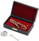 Bnineteenteam Miniatur-Altsaxophon-Modell, Messing, Mini-Instrument, Ornament Guojiajia Toy für Kinder