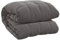 vidaXL Manta con Peso Tela Gris 120x180 cm 5 kg, Manta, Manta de edredón, Manta calmante, Ropa de Cama, Manta con Peso para la ansiedad