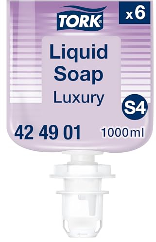 Tork luxuriöse Flüssigseife S4, mit Jasmin-, Rosen und Lilienduft, 6 × 1000 ml, 424901