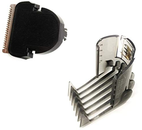 Karriter Haarschneidekamm + Haarschneider für QC5120 QC5125 QC5130 QC5135 QC5115 QC5105, 2 Stück
