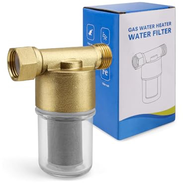 KINHARD Filtro Doccia 1/2, Filtro Anticalcare Lavatrice, Viene Fornito con un Elemento Filtrante in Acciaio Inossidabile, Filtra Efficacemente le Impurità Dell'acqua, Adatto per Bagni e Cucine