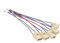 BREAKA 5-teiliges G9 Lampenfassung Set, Keramik, Weiß, Bi-Pin Sockel, 12V-250V, 0-2A, 24W