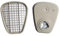 1 Paio 6001 Cartuccia Filtro Copertura Gas Kit Cartucce Filtro Gas Chimico Riutilizzabili con Carbone Attivo per Protezione Respiratoria 6800 7502 6200