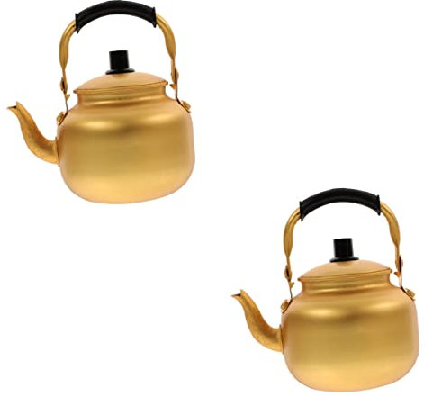 OUNONA 2St Retro-Wasserkocher wasserkocher retro vintage wasserkocher erhitzen wasserkocher Kaffeetasse Wasserkessel Wasserkocher für den Haushalt Teekessel handhaben Herd