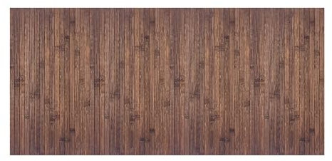 CosìCasa Tappeto Bamboo Cucina Antiscivolo – Passatoia Cucina Idrorepellente, Facile da Pulire | Tappeto Cucina Antiscivolo Lavabile al Metro – Tappeto Bambu Marrone, 50X240 cm