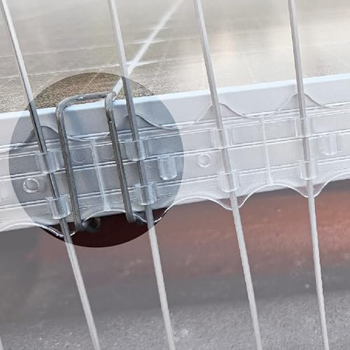 Crochets Fixations pour Pics Panneaux Solaires (30mm, 180 Unités (Pour 30m - 3 clips par base))